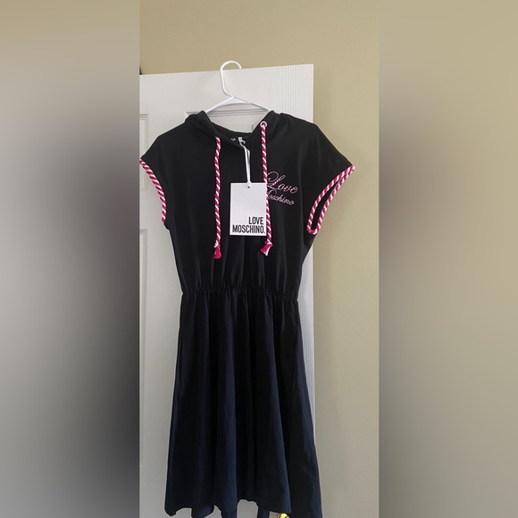 LOVE MOSCHINO DRESS WITH HOODIE - Picture 2 of 7